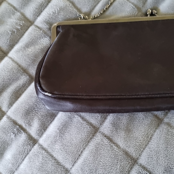 Y2k red cherry blossom black satin clutch - Picture 4 of 6